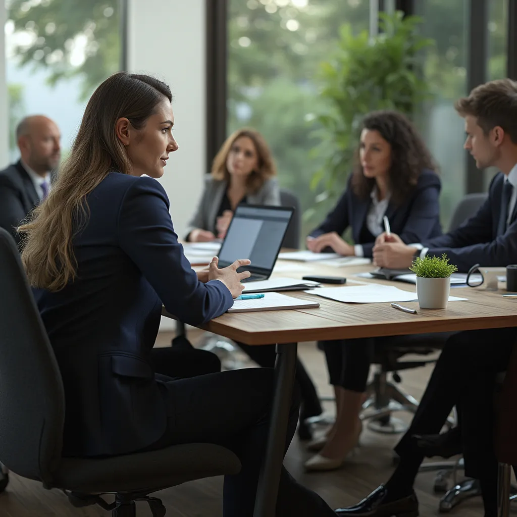 Consultoría individual con empresario y consultor en oficina