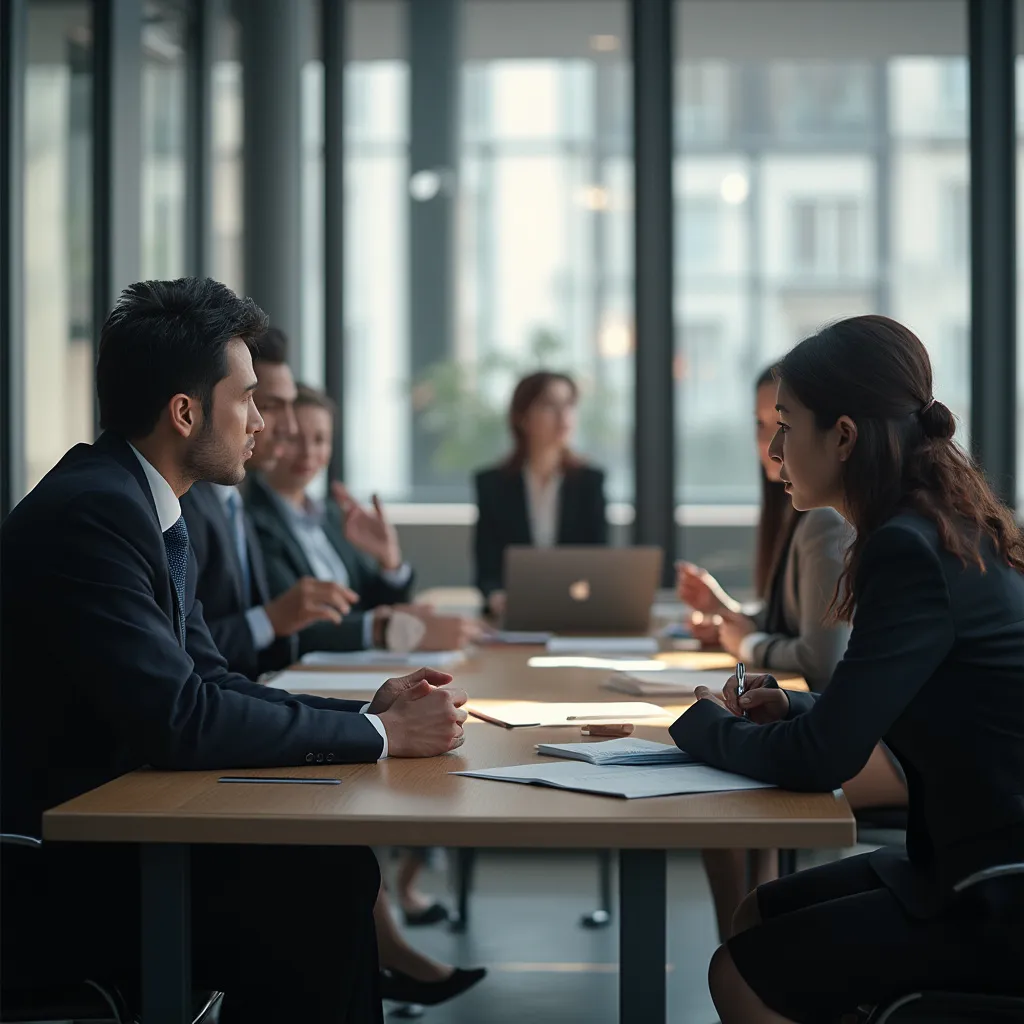 Sesión de mentoría empresarial en acción